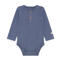 Fixoni romper met lange mouw rib donkerblauw