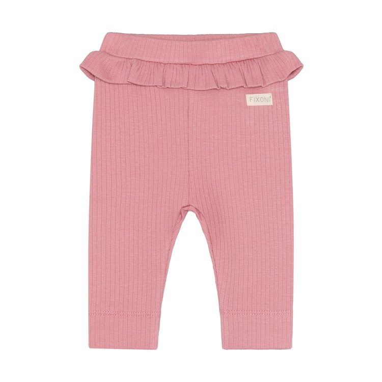 Fixoni legging rib dusty rose