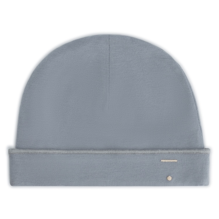 GrayLabel babymutsje biokatoen stone grey