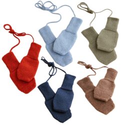 Hvid wanten fiza 100% Merinowol