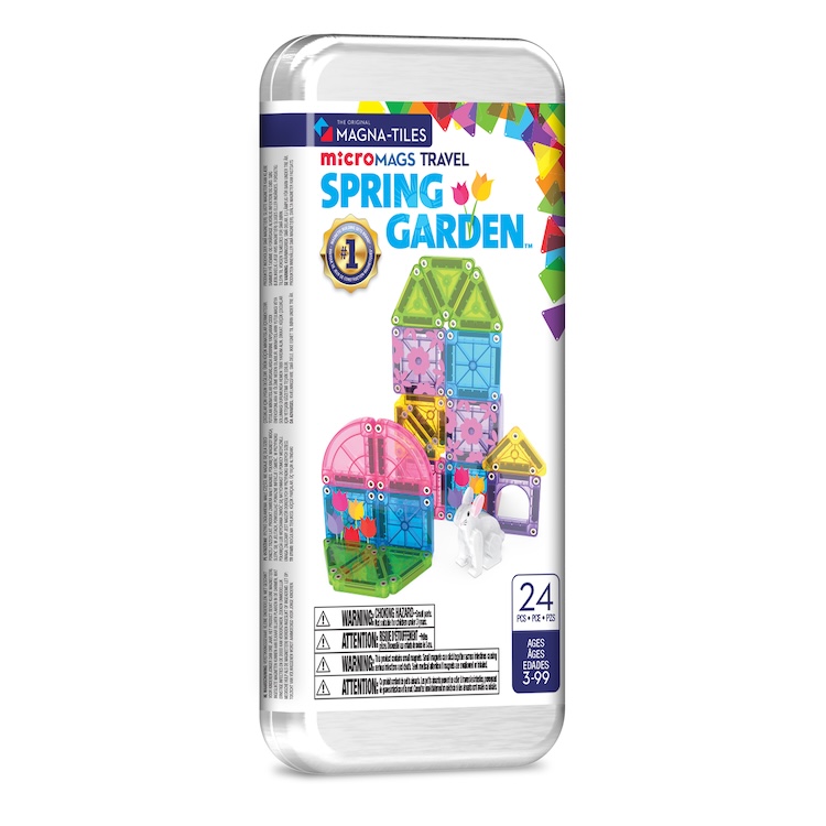 MagnaTiles magnetisch speelgoed travelset spring garden