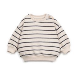 Play UP jersey gestreepte trui grafite