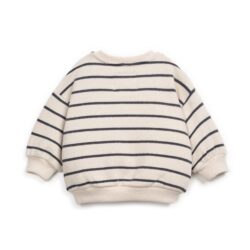 Play UP jersey gestreepte trui grafite