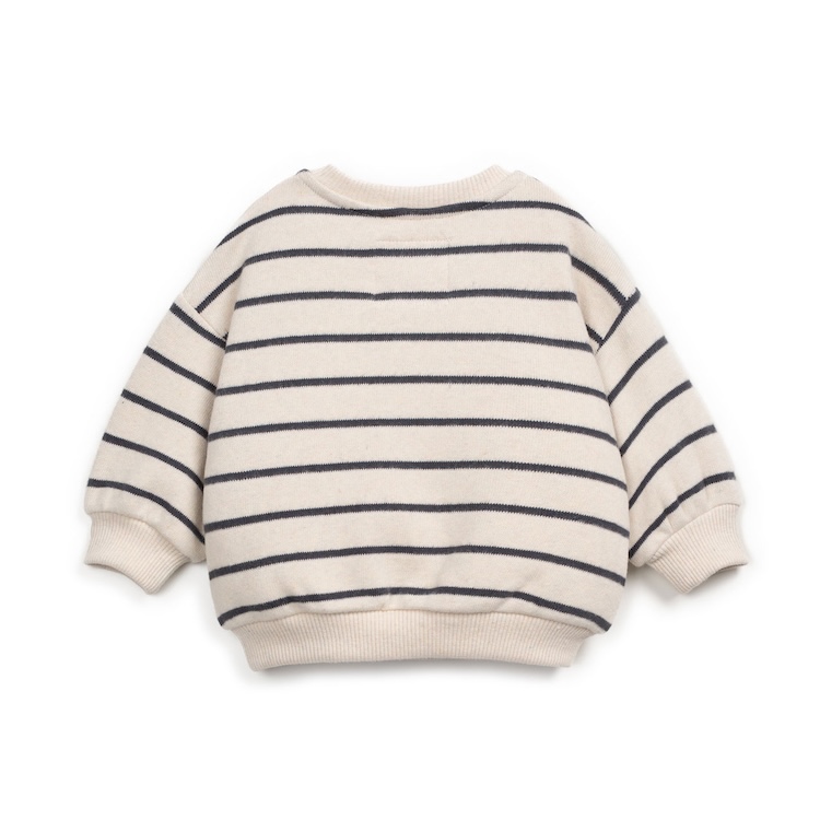 Play UP jersey gestreepte trui grafite