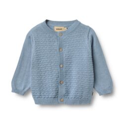 Wheat vest gebreid knit cardigan bjørn faded denim