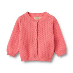 Wheat gebreid vest knit cardigan Magnella coral