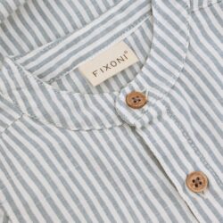 Fixoni romper met korte mouw blaus gestreept