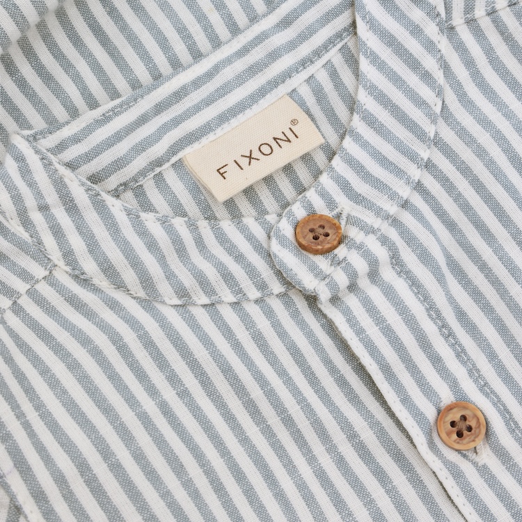 Fixoni romper met korte mouw blaus gestreept