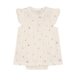 Fixoni romperjurkje pointelle cherry