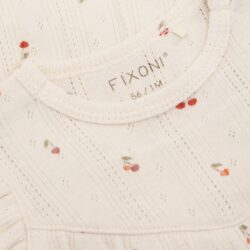 Fixoni romperjurkje pointelle cherry