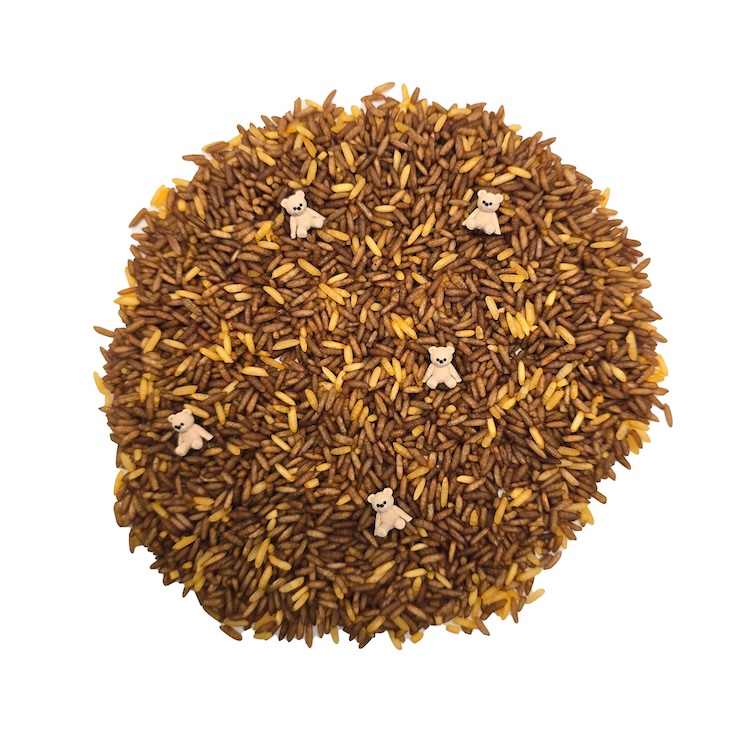 Grennn speelrijst teddy mix 750 gram
