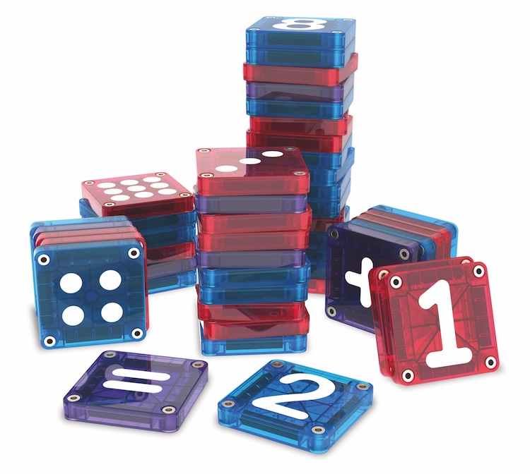 Magna Tiles magnetisch speelgoed getallen leren micromags 56 stuks