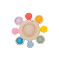 Tickit sensorisch speelgoed pop-it bijtring rammelaar