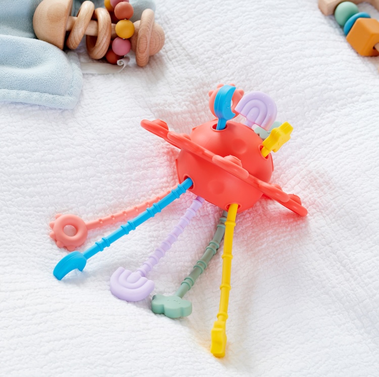 Tickit sensorisch speelgoed zip-trek speelgoed regenboog