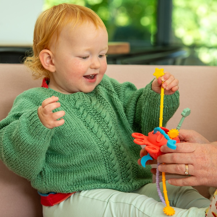 Tickit sensorisch speelgoed zip-trek activiteit regenboog