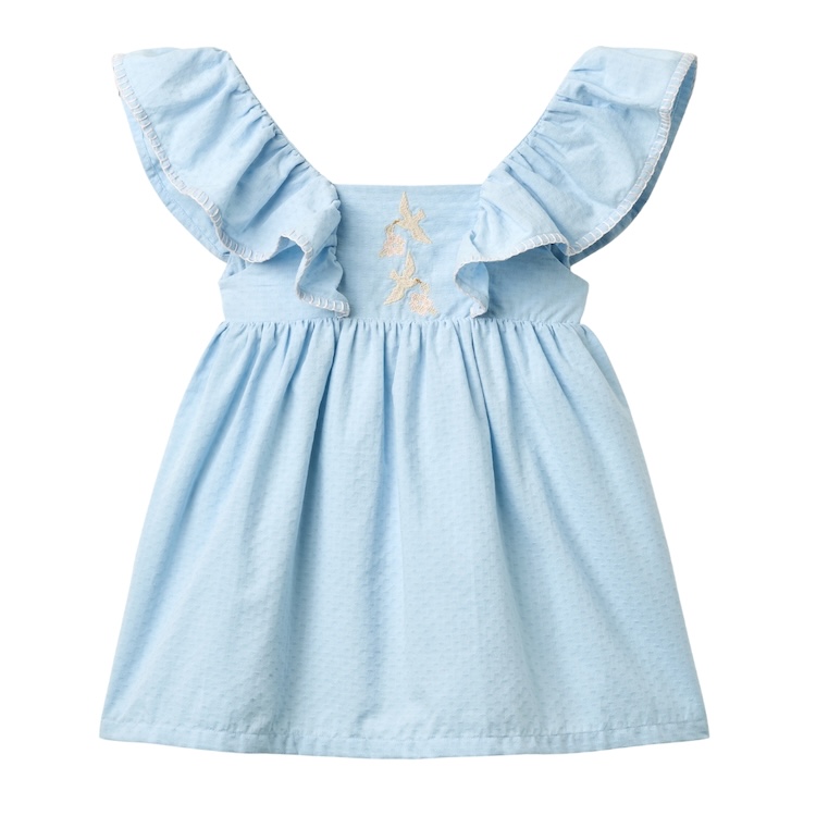 Copenhagen Colors jurk lichtblauw