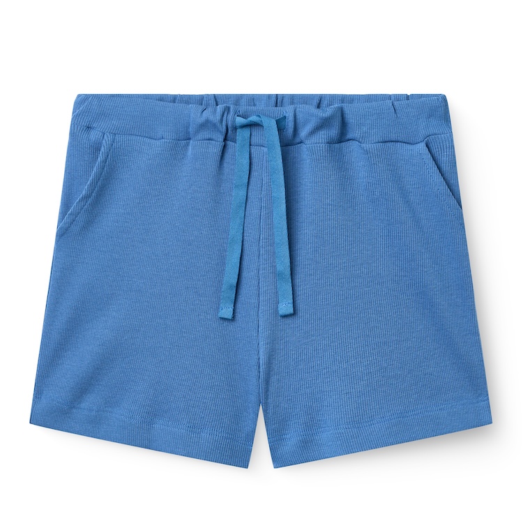 CopenhagenColors rib korte broek sharp blue