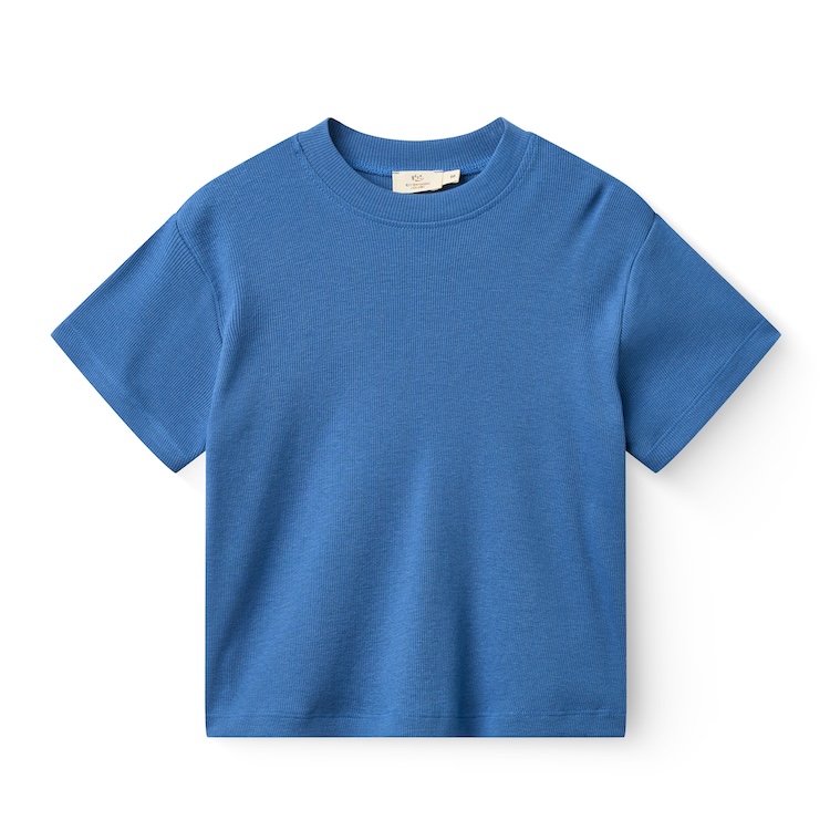 CopenhagenColors_t-shirt_rib_dropped -shoulder__sharp-blue CopenhagenColors rib t-shirt dropped shoulder sharp blue