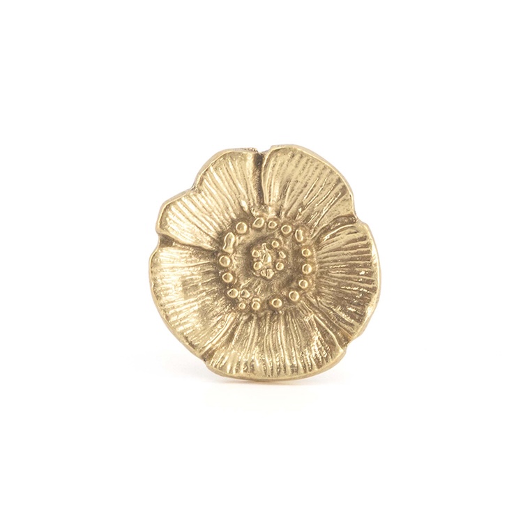 Doing Goods knop Mia Poppy bloem