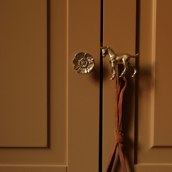 Doing Goods knop Mia Poppy bloem