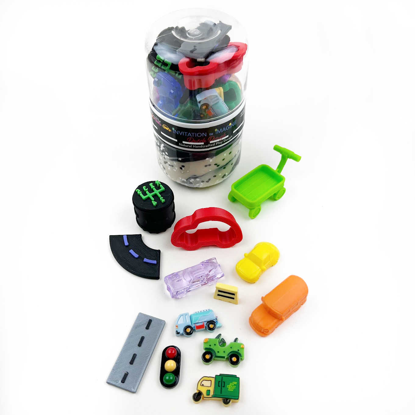 Invitation to imagine speelklei play pot beep beep tuut tuut auto