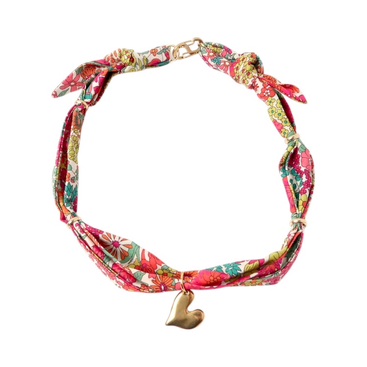 LOVEissue bandana ketting coral flower