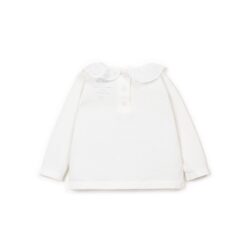 Play Up longsleeve met kraag wit