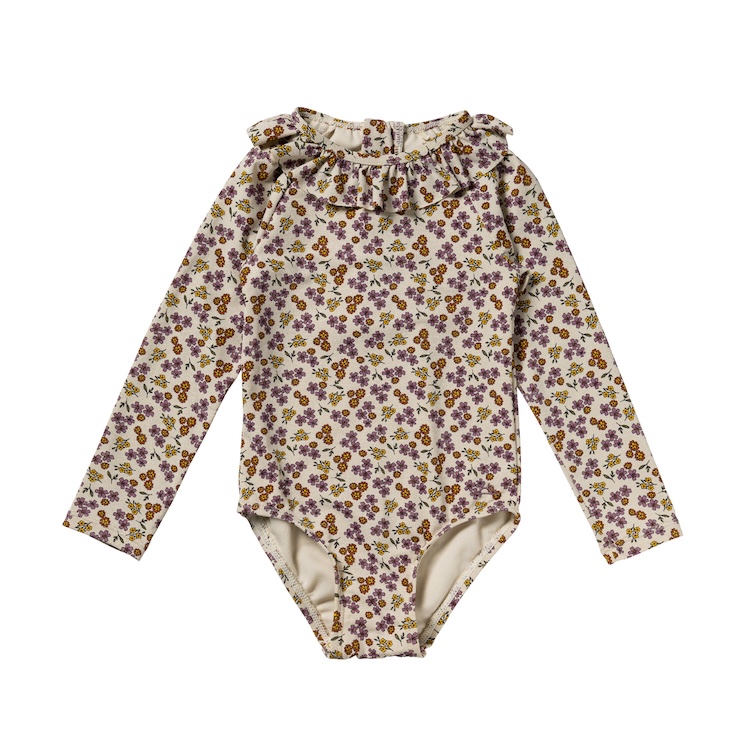 Salted Stories badpak longsleeve sparkly flower