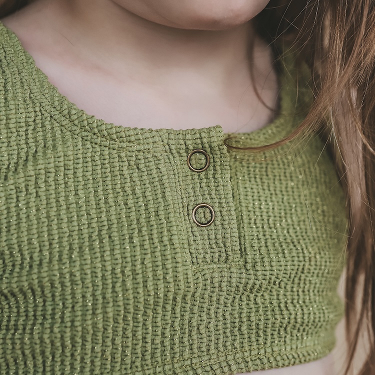 Salted Stories bikini glitter crinkle Iguana