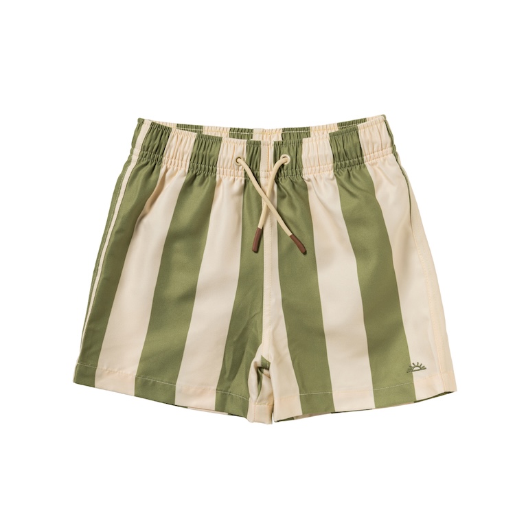 Salted Stories zwembroek wide stripe iguana