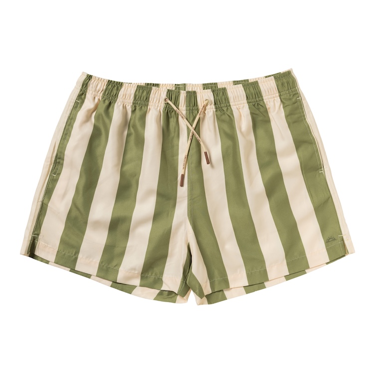 Salted Stories zwembroek wide stripe Iguana MEN