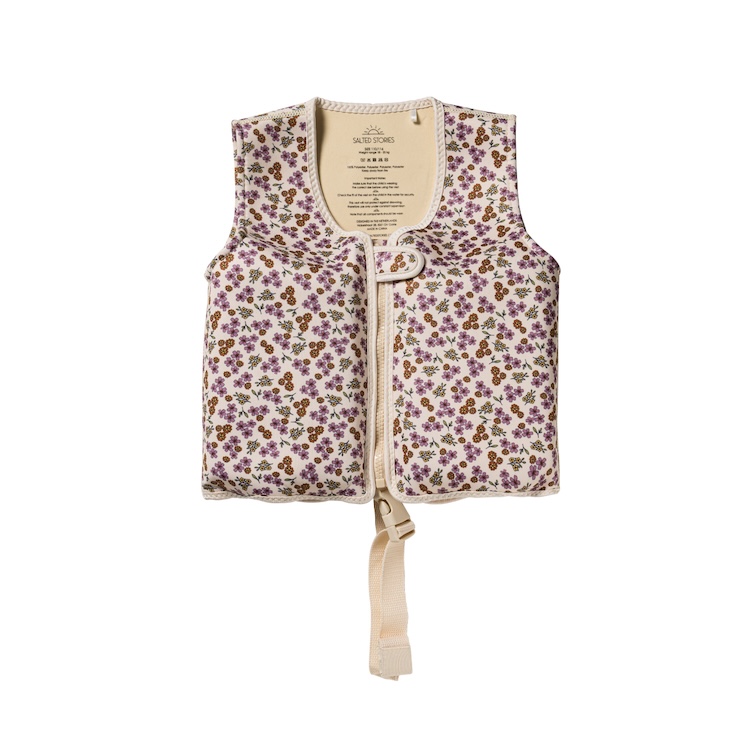 Salted Stories zwemvest sparkly flower