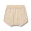 Wheat gebreide korte broek short Malvina sandshell white flowers