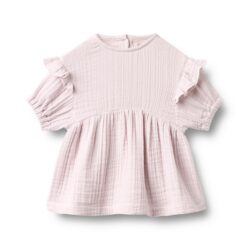 Wheat jurk 3/4 mouw Gro purple light flowers