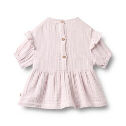 Wheat jurk 3/4 mouw Gro purple light flowers