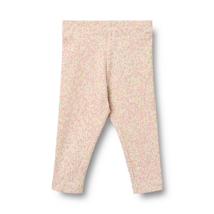 Wheat legging Jules Coral flowers