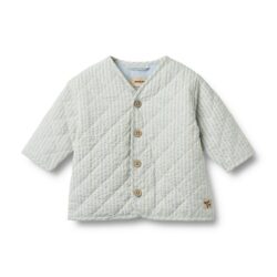 Wheat quilted jacket jasje saxo summer sky stripe