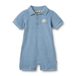 Wheat jumpsuit sully faded denim