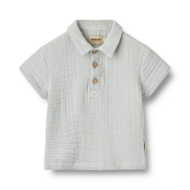 Wheat shirt Svend light blue