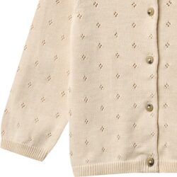 Wheat vest gebreid knit cardigan Maia Sandshell