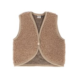 Alwero bodywarmer lulu light tan 100% merinowol