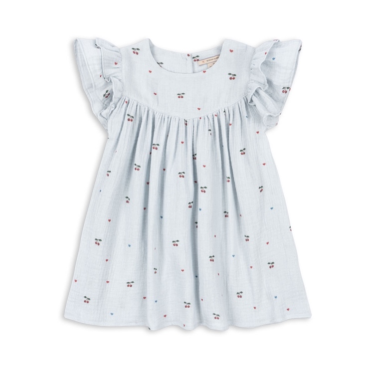 Konges Sløjd jurk Coco cherry blue coeur