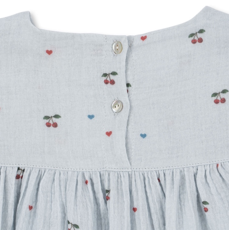 Konges Sløjd jurk Coco cherry blue coeur