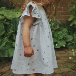 Konges Sløjd jurk Coco cherry blue coeur