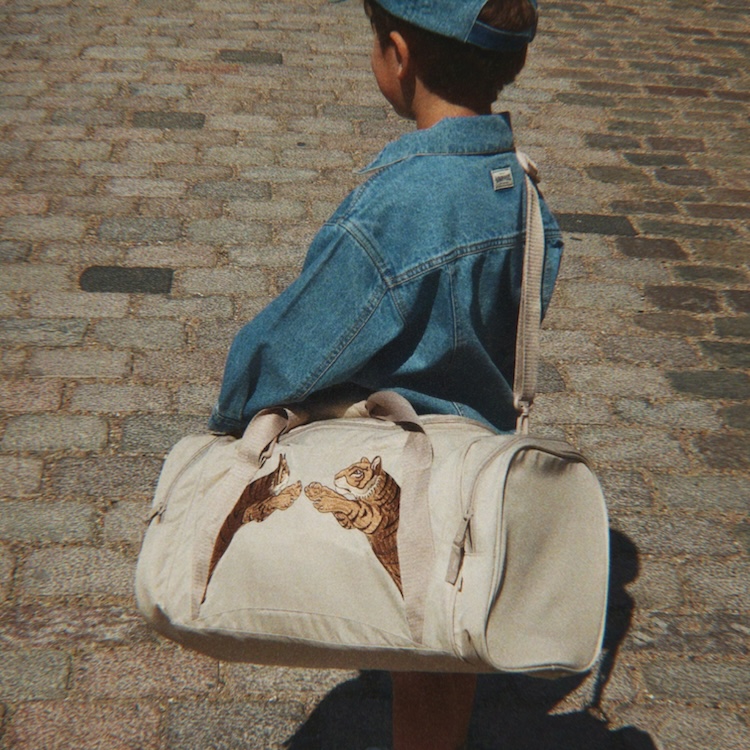 Konges Sløjd weekendtas sporttas feather gray tiger