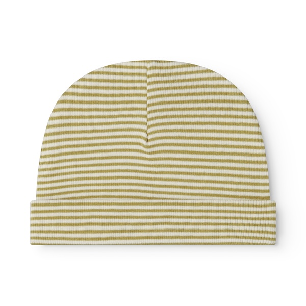 MarMar Copenhagen babymutsje Aiko olive stripe