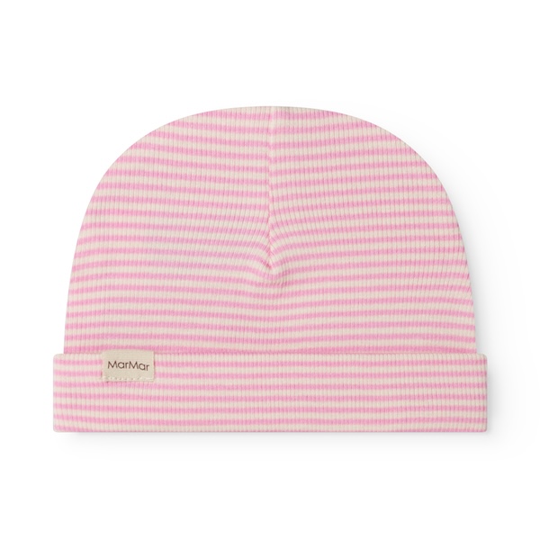 MarMar Copenhagen babymutsje Aiko pink stripe