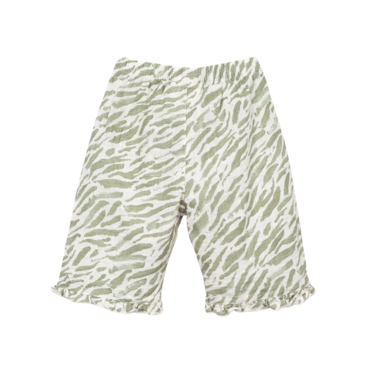Play Up Broek zebra print green