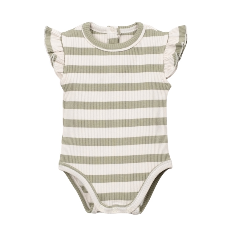 Play Up meegroeiromper romper rib gestreept texture