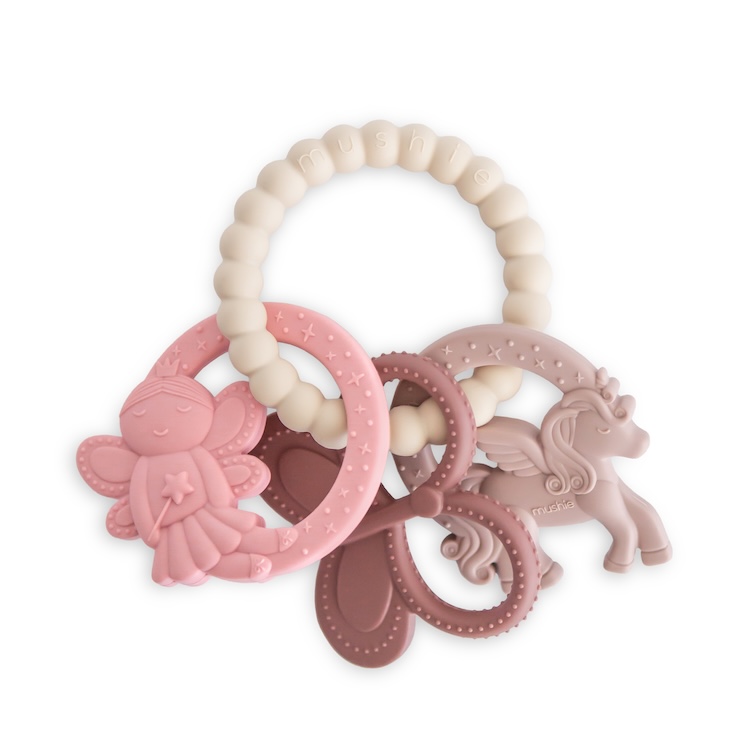 Mushie bijtring fairy teething ring